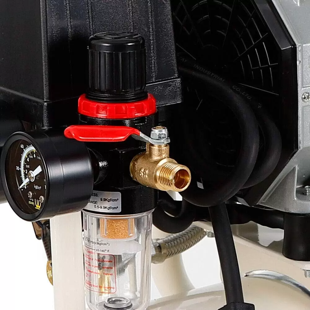 Druckluftkompressor Flüster Kompressor Luftkompressor Silent Druckluft 35L Airbrush (35L-850W)