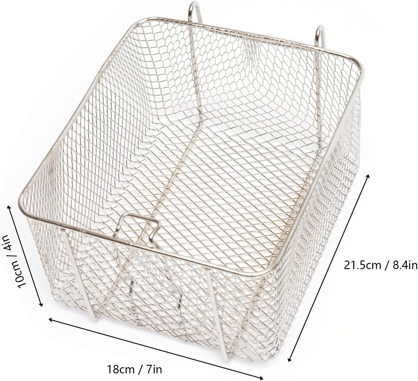 12L 2500W Fritteusen für Pommes Frites Hühnchen Restaurant Home Kitchen, Edelstahl Kaltzonen Doppelfritteuse