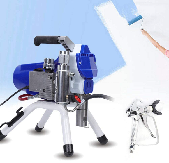 3KW Elektronische Airless Sprühfarbe Farbsprühsystem Spritzmaschine für Dispersions-/Latexfarben