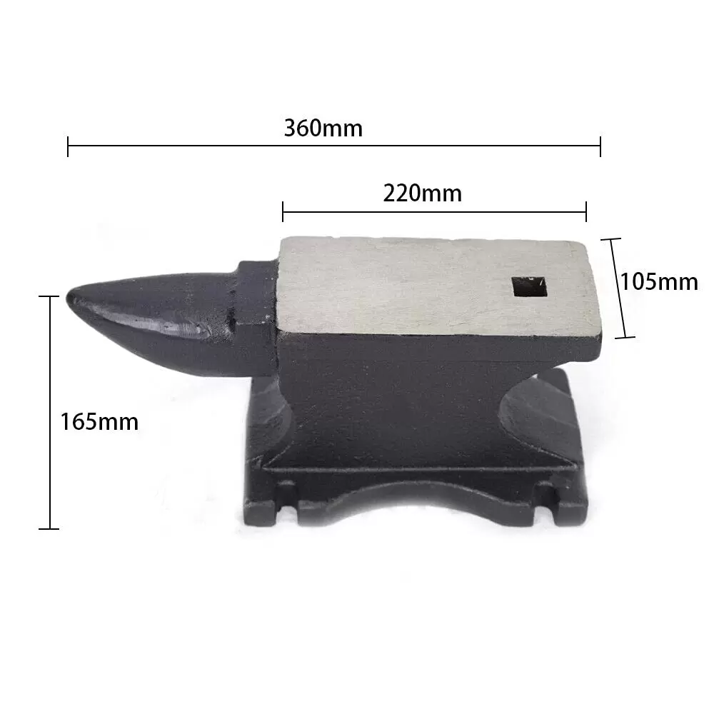 25KG Einzelner Hornamboss Stahlamboss Geschmiedeter Amboss Robuster Amboss