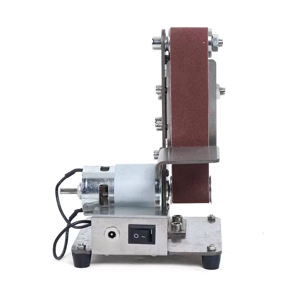 100W Bandschleifer 4500-9000 U/min Mini Elektrisch Schleifmaschine Gürtel Polieren(895 Motor)