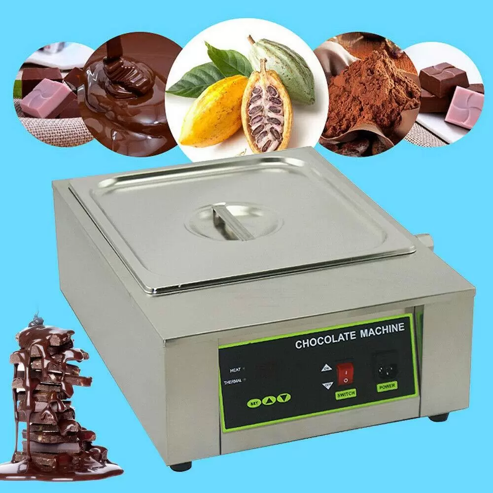 220V 8kg Schokolade Schmelzofen Elektrischer Schokoladenschmelzgerät Chocolatier Schmelztiegel