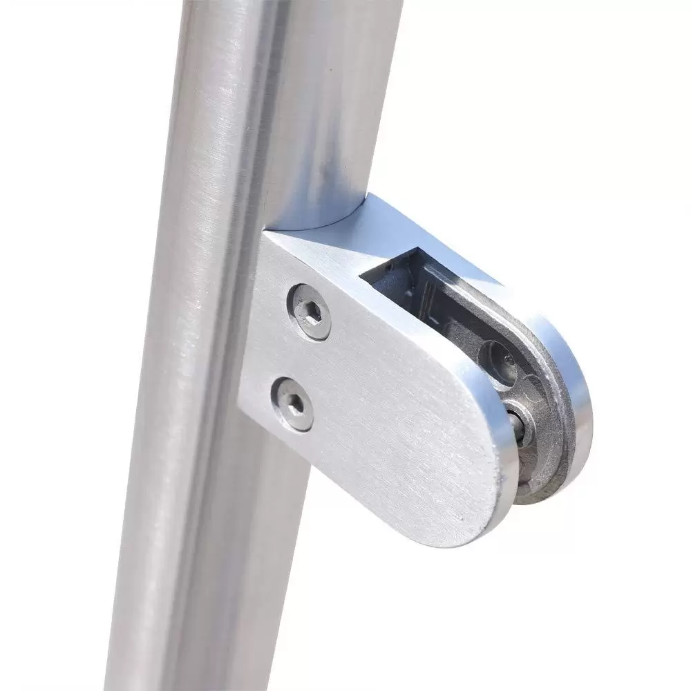 110cm Edelstahl 316 Treppengeländer Zaun Balustrade Geländerendpfosten