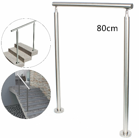 80cm Edelstahl Handläufe für Treppen Brüstung Balkon