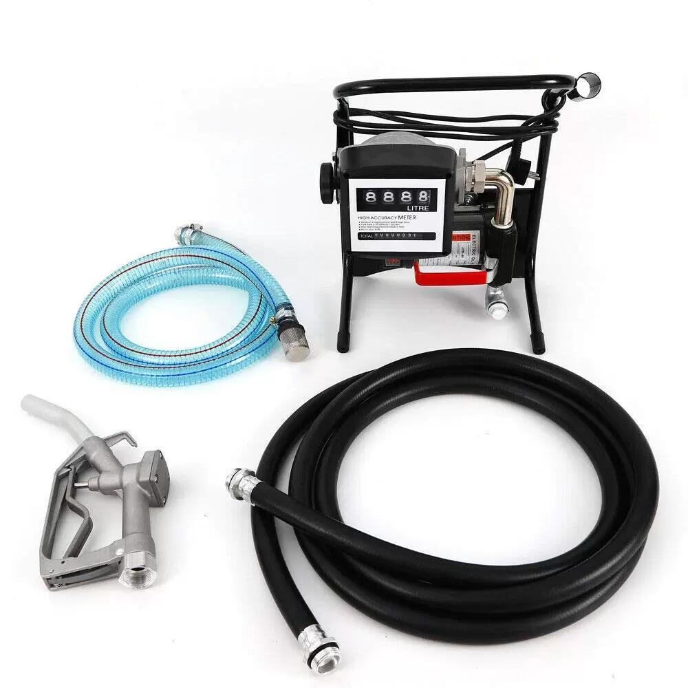 200W 2400L/H Dieselpumpe Heizölpumpe Dieselölpumpe mit Dosierpistole 2XSchlauch 200W 2400L/H Dieselpumpe Heizölpumpe Dieselölpumpe mit Dosierpistole 2XSchlauch