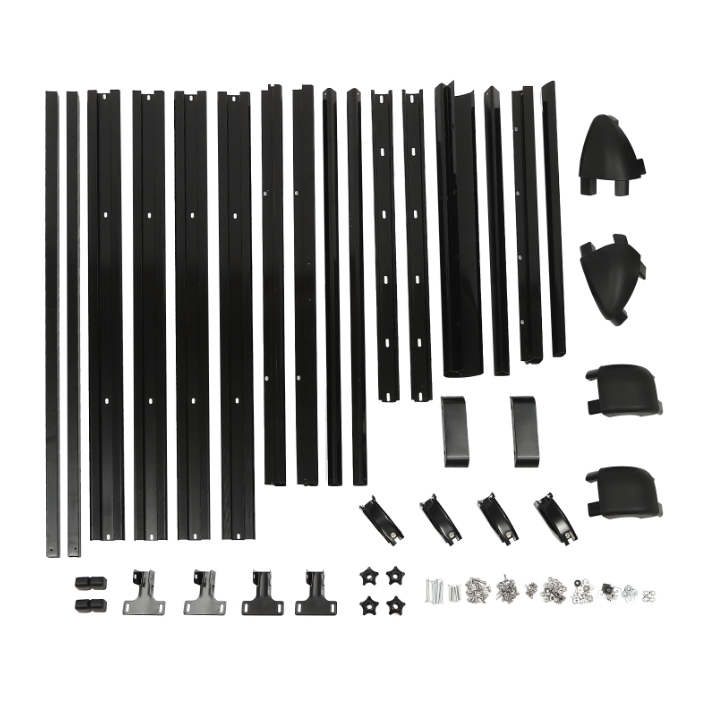 Universal Aluminium Auto Dachträger Dachgepäckträger 140x100cm Schwarz Universal Aluminium Auto Dachträger Dachgepäckträger 140x100cm Schwarz