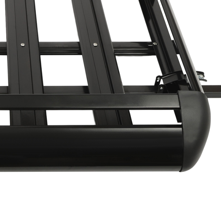 Universal Aluminium Auto Dachträger Dachgepäckträger 140x100cm Schwarz Universal Aluminium Auto Dachträger Dachgepäckträger 140x100cm Schwarz