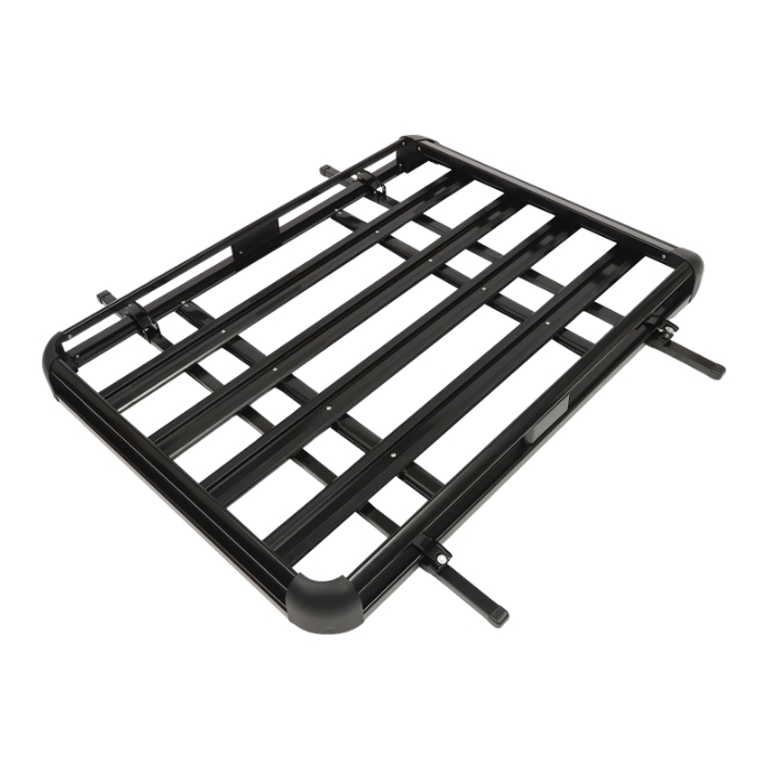 Universal Aluminium Auto Dachträger Dachgepäckträger 140x100cm Schwarz