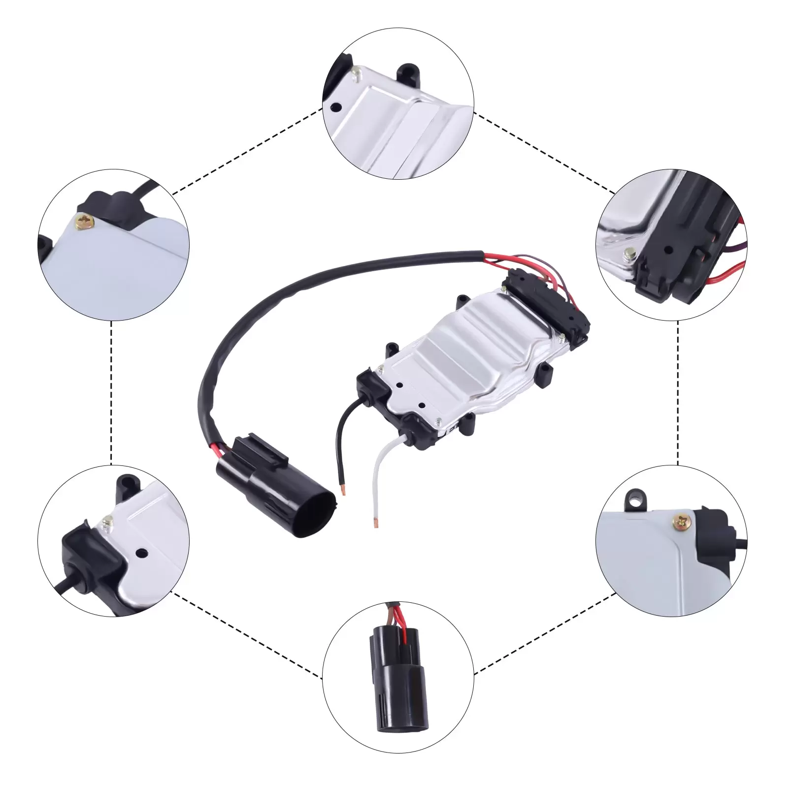 CNCEST Motorkühlventilator Lüfter Steuermodul Für Mercedes A B Klasse W169 W245 180 200 CNCEST Motorkühlventilator Lüfter Steuermodul Für Mercedes A B Klasse W169 W245 180 200