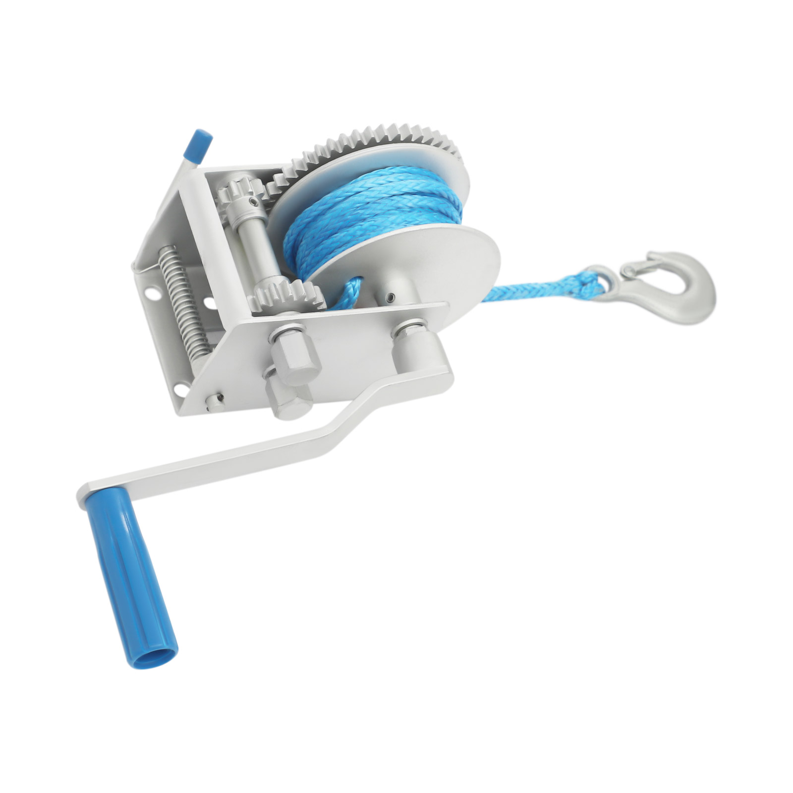 Hand Winch, Hand Winch with 3 Gear Ratios, 4500 lbs Hand Winch with Locking Function