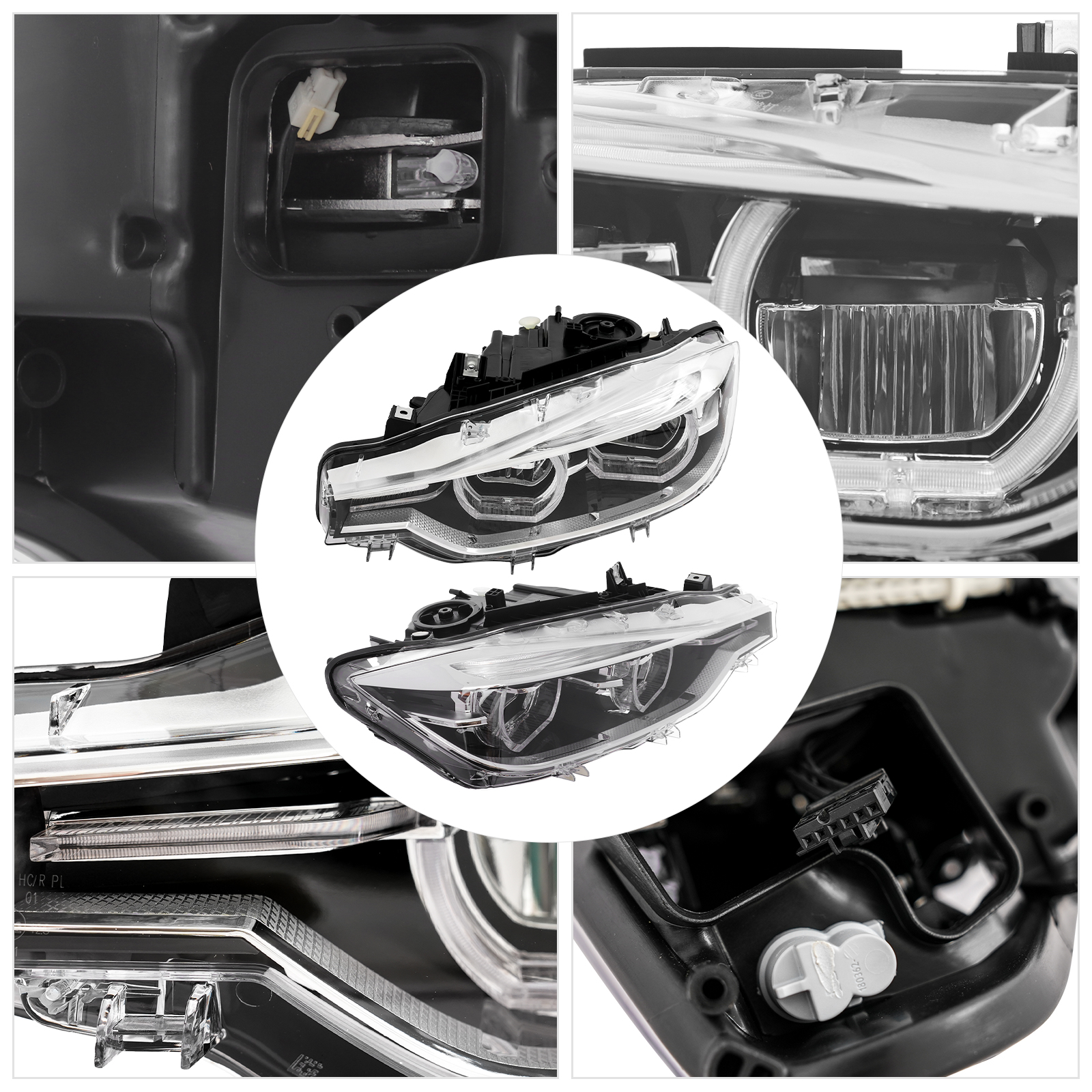 LED Headlight, LED Headlight For 2015-2019 BMW 3 (F30/F31/F35/F80 ...