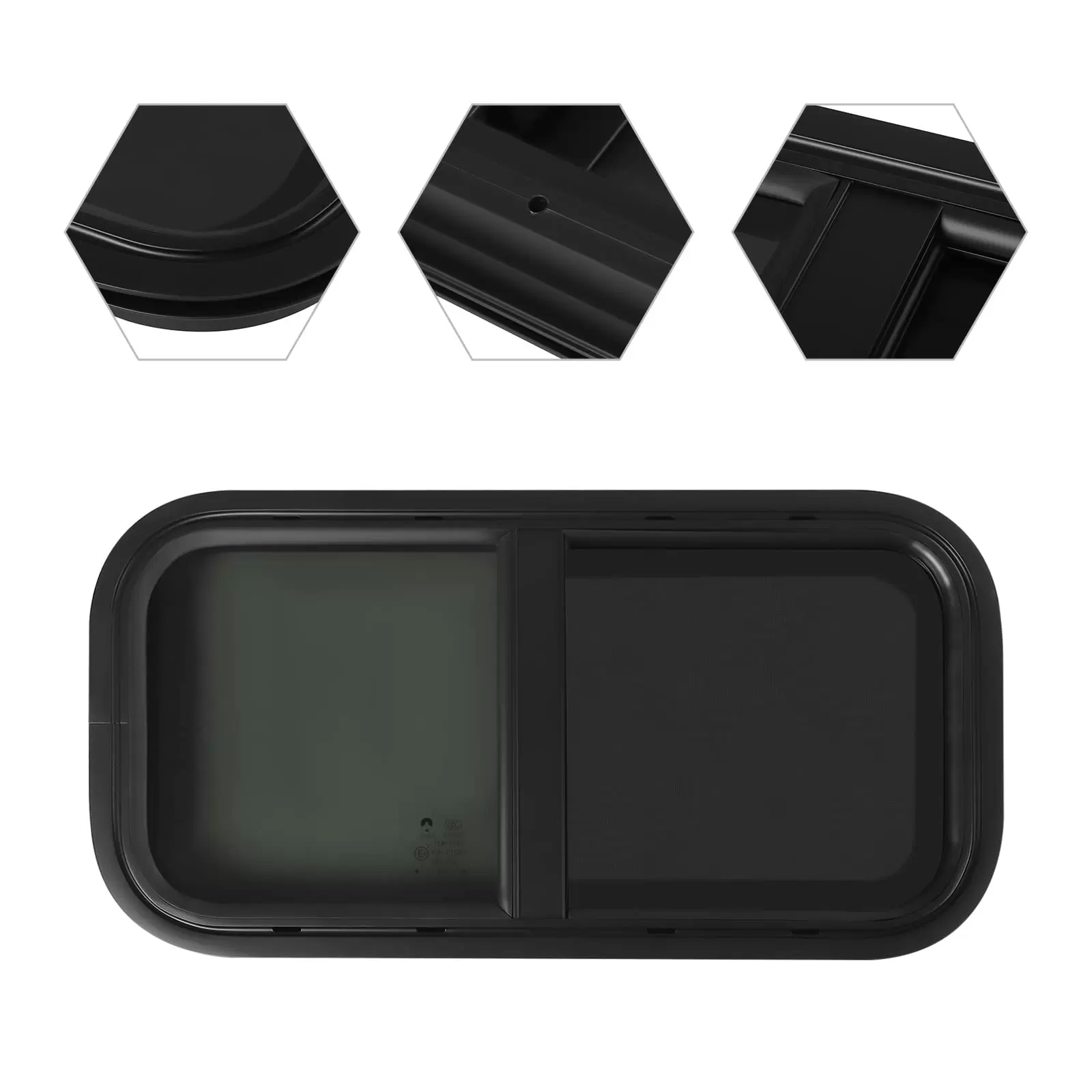 CNCEST Wohnwagen fenster Camper Caravan Seitenfenster Wohnmobil Schiebefenster 70x40cm CNCEST Wohnwagen fenster Camper Caravan Seitenfenster Wohnmobil Schiebefenster 70x40cm