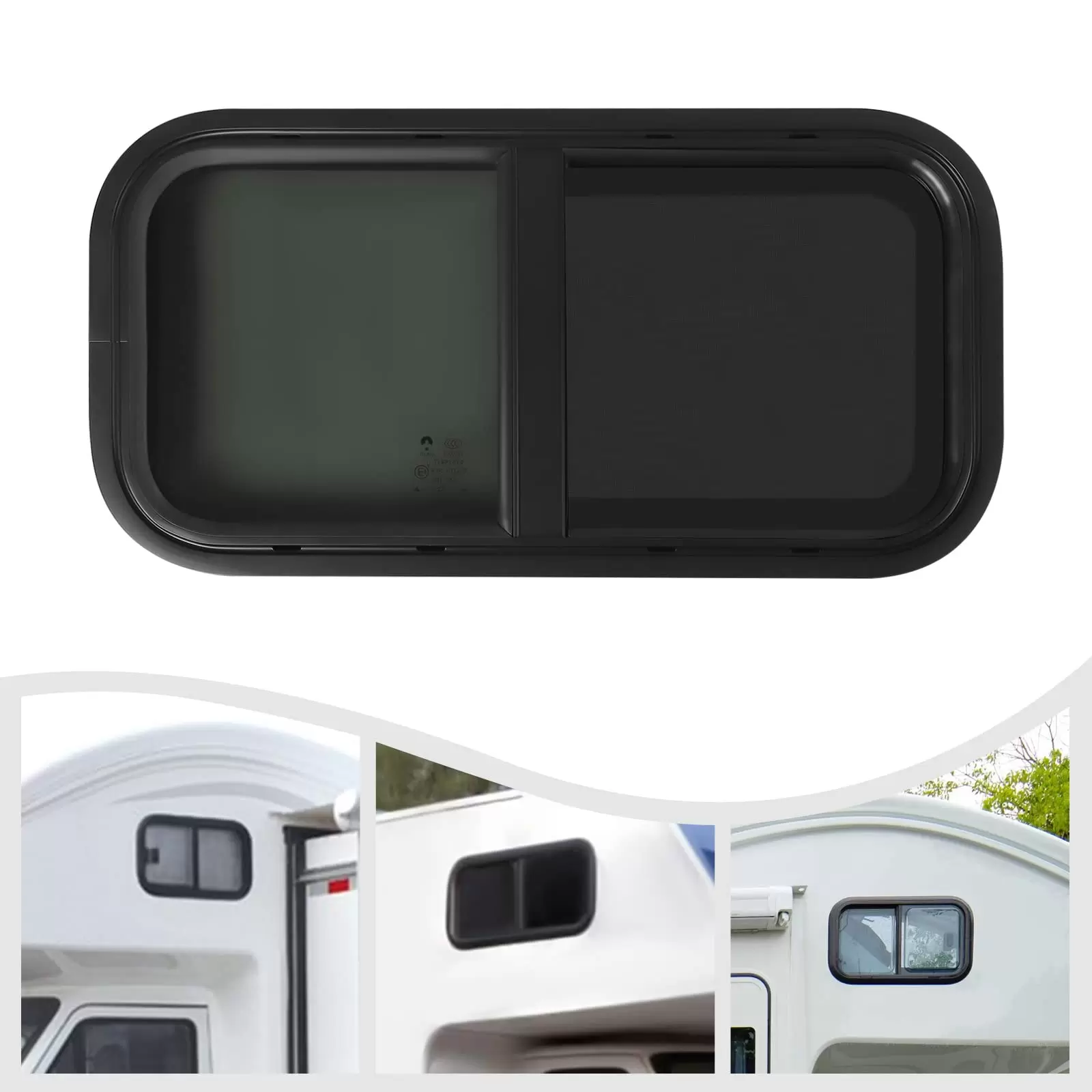 CNCEST Wohnwagen fenster Camper Caravan Seitenfenster Wohnmobil Schiebefenster 70x40cm CNCEST Wohnwagen fenster Camper Caravan Seitenfenster Wohnmobil Schiebefenster 70x40cm