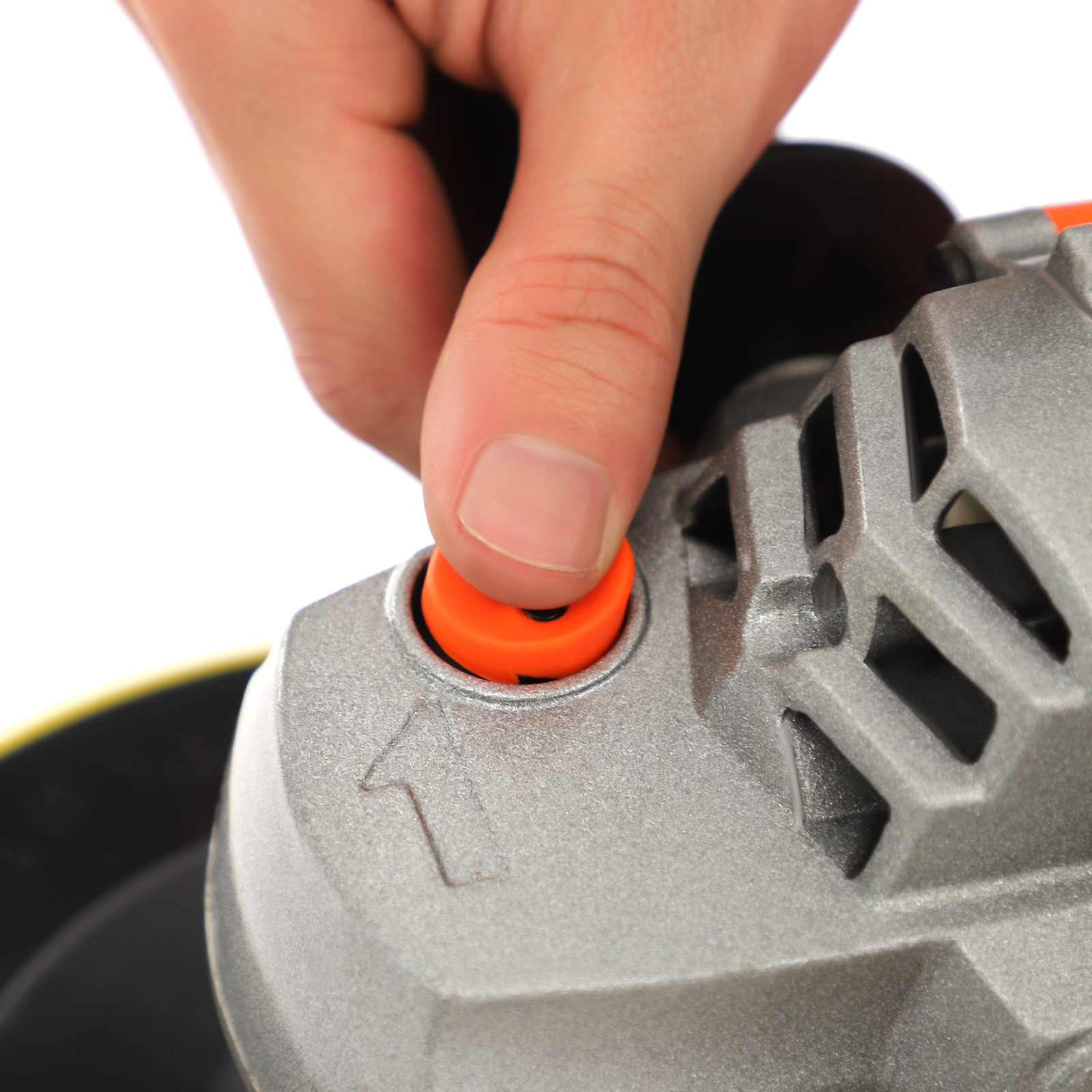 Car Polishing Machine, Car Polishing Machine Set with 7 Variable Speeds, Household Polishing Machine - Orange
