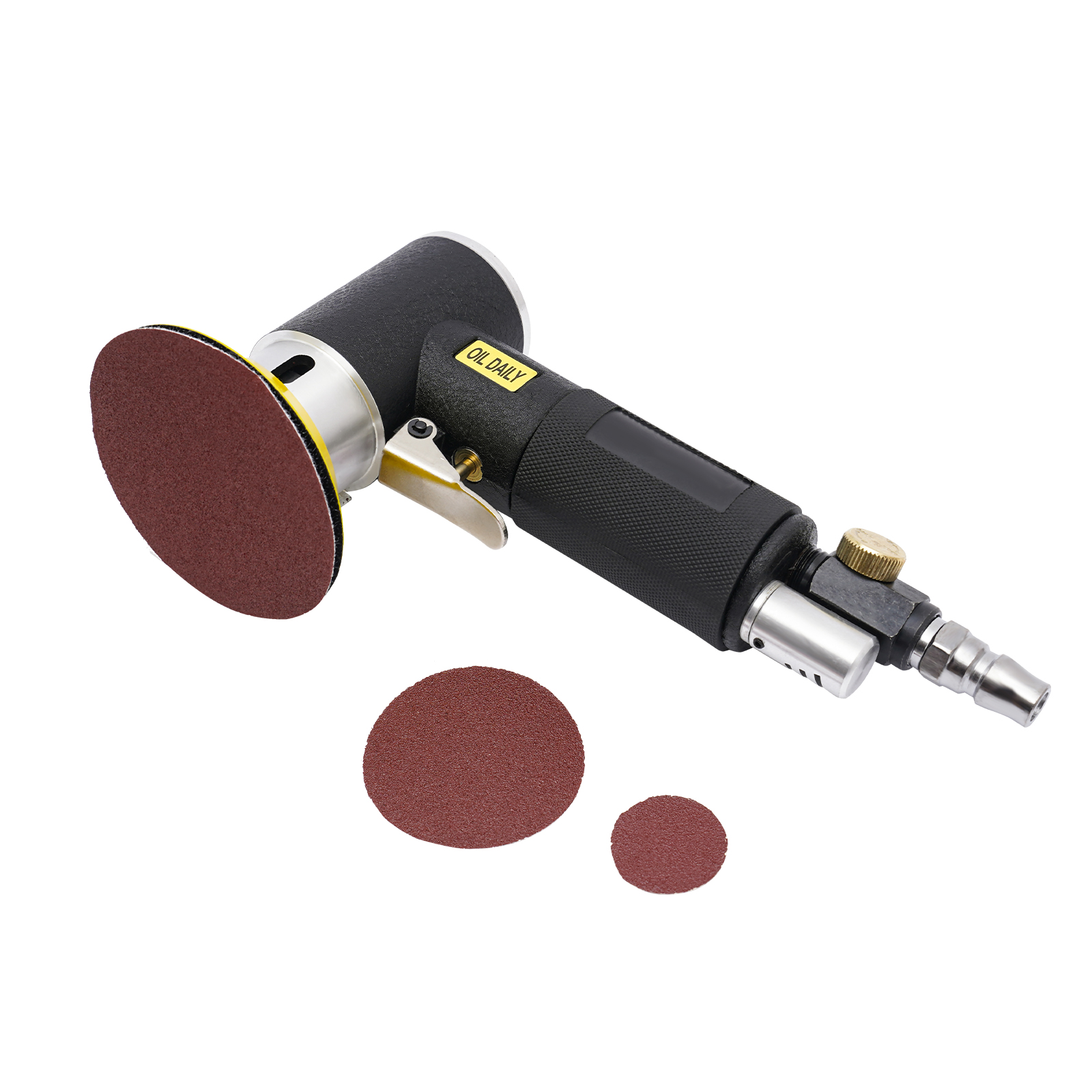 Pneumatische Poliermaschine, Poliermaschine, Exzenterpoliermaschine Schwarz -1, 1, 2 Zoll Pneumatische Poliermaschine, Poliermaschine, Exzenterpoliermaschine Schwarz -1, 1, 2 Zoll