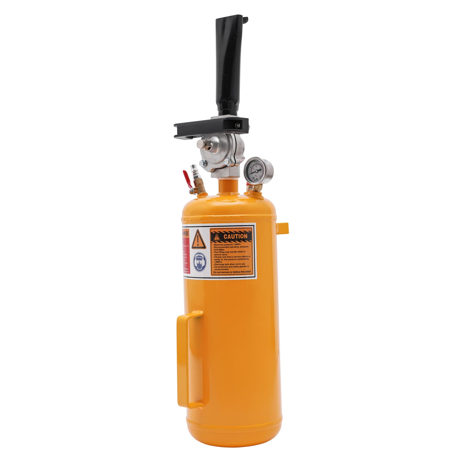 8-l-Reifenwulstfüller, Druckluft-Reifenfüller, Maximaldruck 1 MPa/145 PSI (Gelb)