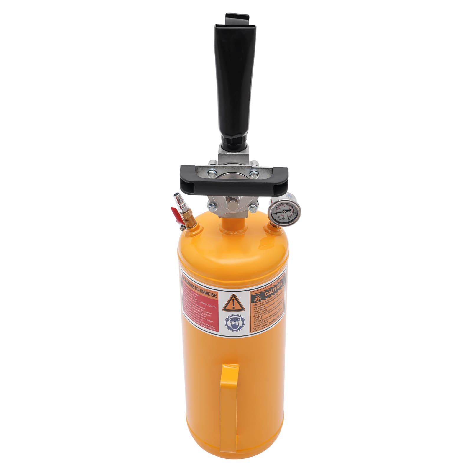 8-l-Reifenwulstfüller, Druckluft-Reifenfüller, Maximaldruck 1 MPa/145 PSI (Gelb)