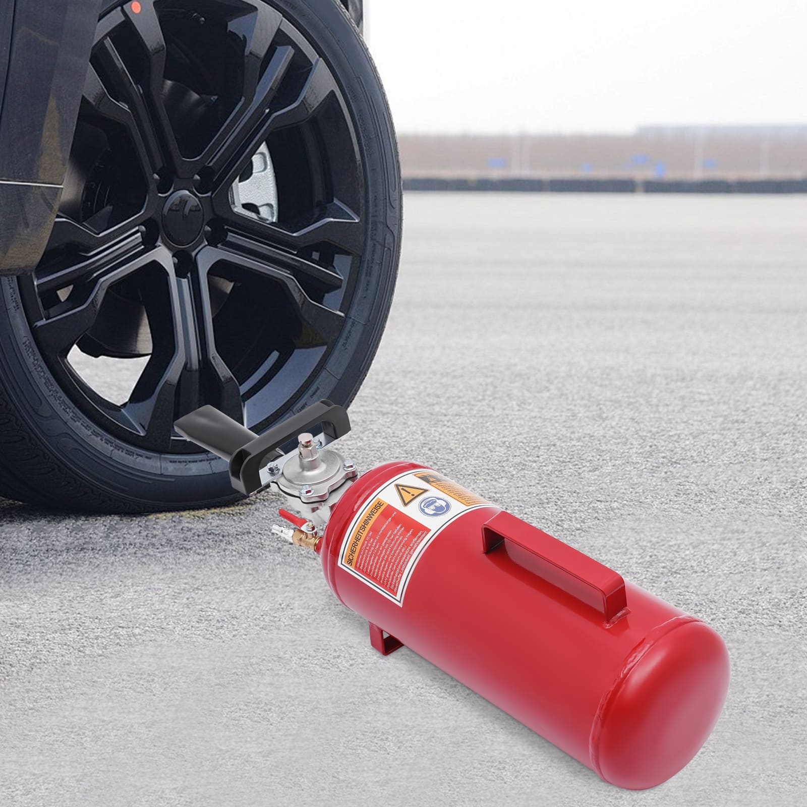 8-l-Reifenwulstfüller, Druckluft-Reifenfüller, Maximaldruck 1 MPa/145 PSI (rot) 8-l-Reifenwulstfüller, Druckluft-Reifenfüller, Maximaldruck 1 MPa/145 PSI (rot)