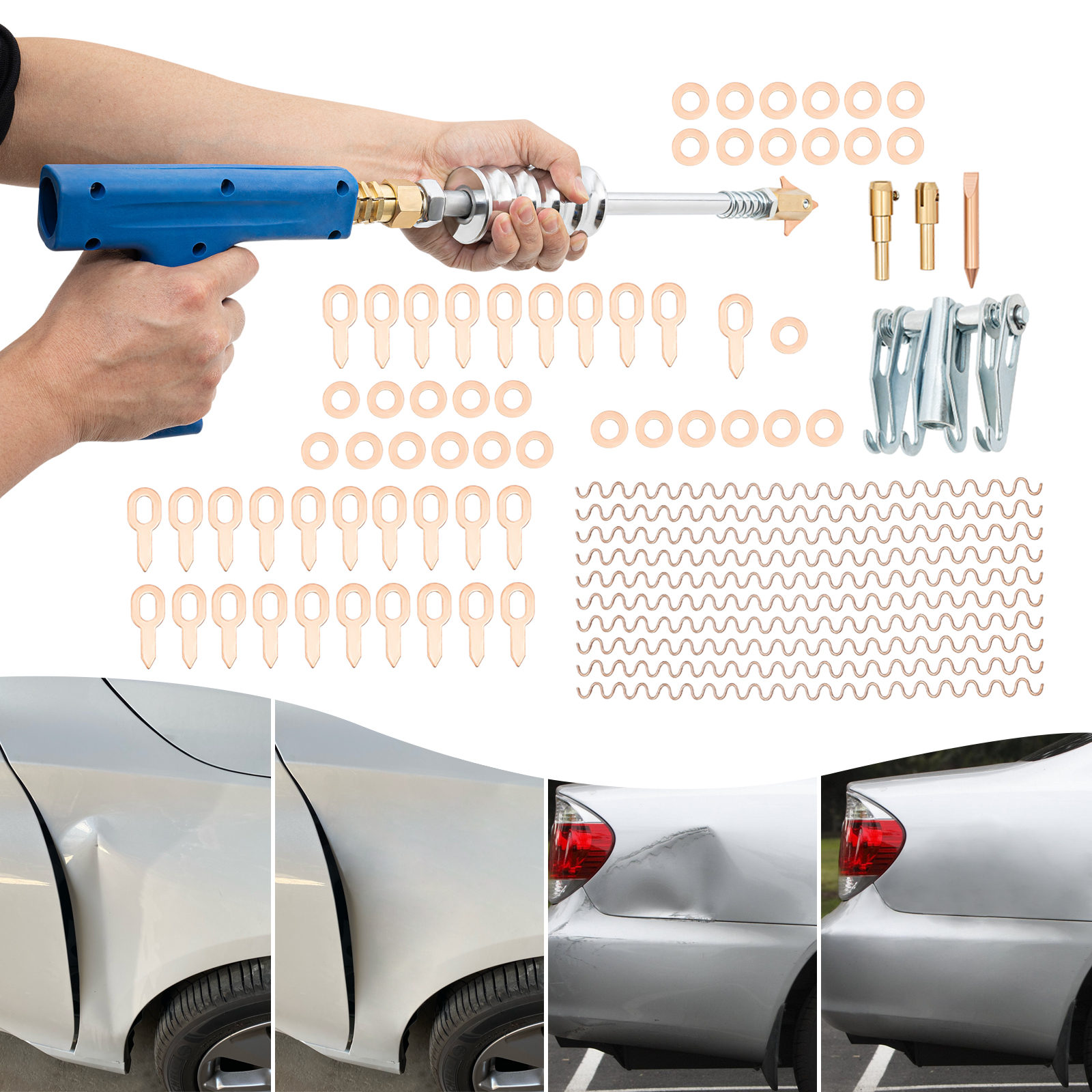 Ausbeulvorrichtung Schweißer Kit, Schweißen Werkzeugmaschine für Dent Reparatur, Autokarosserie-Spot Reparatur Gerät