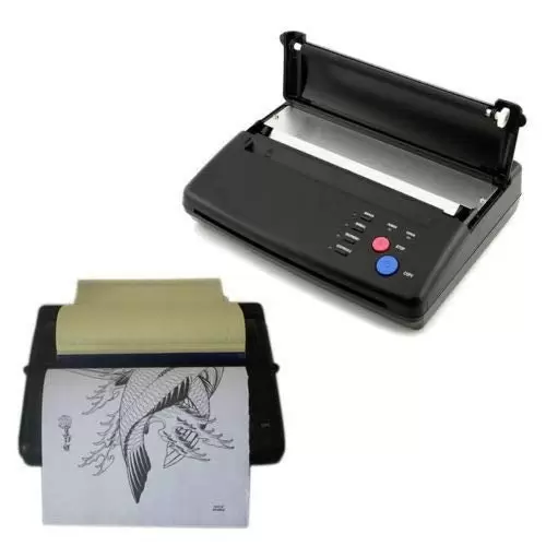 5W Tattoo Transfer Maschine System Schablonen Kopierer Drucker Thermal Stencil, effektive Scanbreite 210 mm