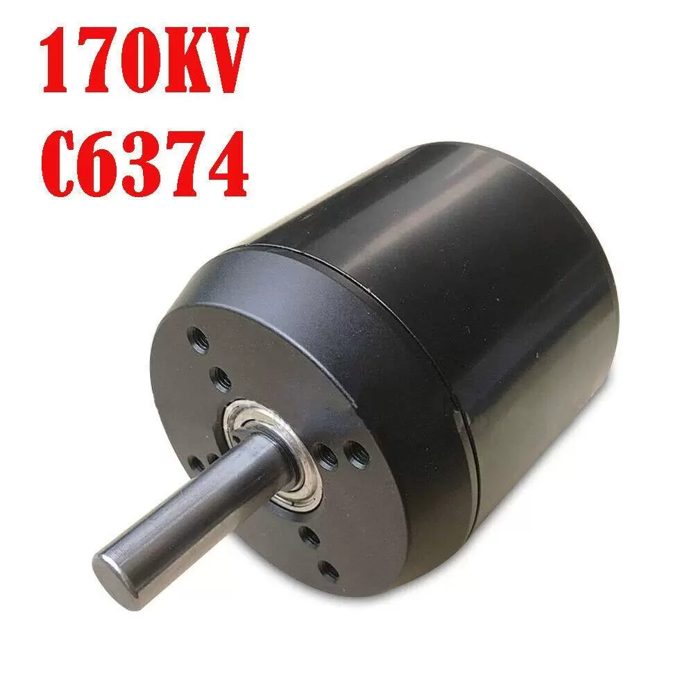 2900W 170KV C6374  Bürstenloser Motor für elektrisches Skateboard Longboard mit JST 5P 2.0 Hall Stecker