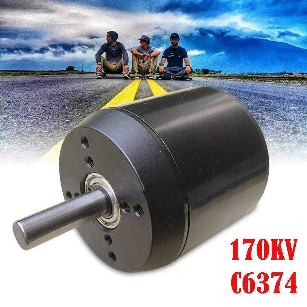 2900W 170KV C6374  Bürstenloser Motor für elektrisches Skateboard Longboard mit JST 5P 2.0 Hall Stecker