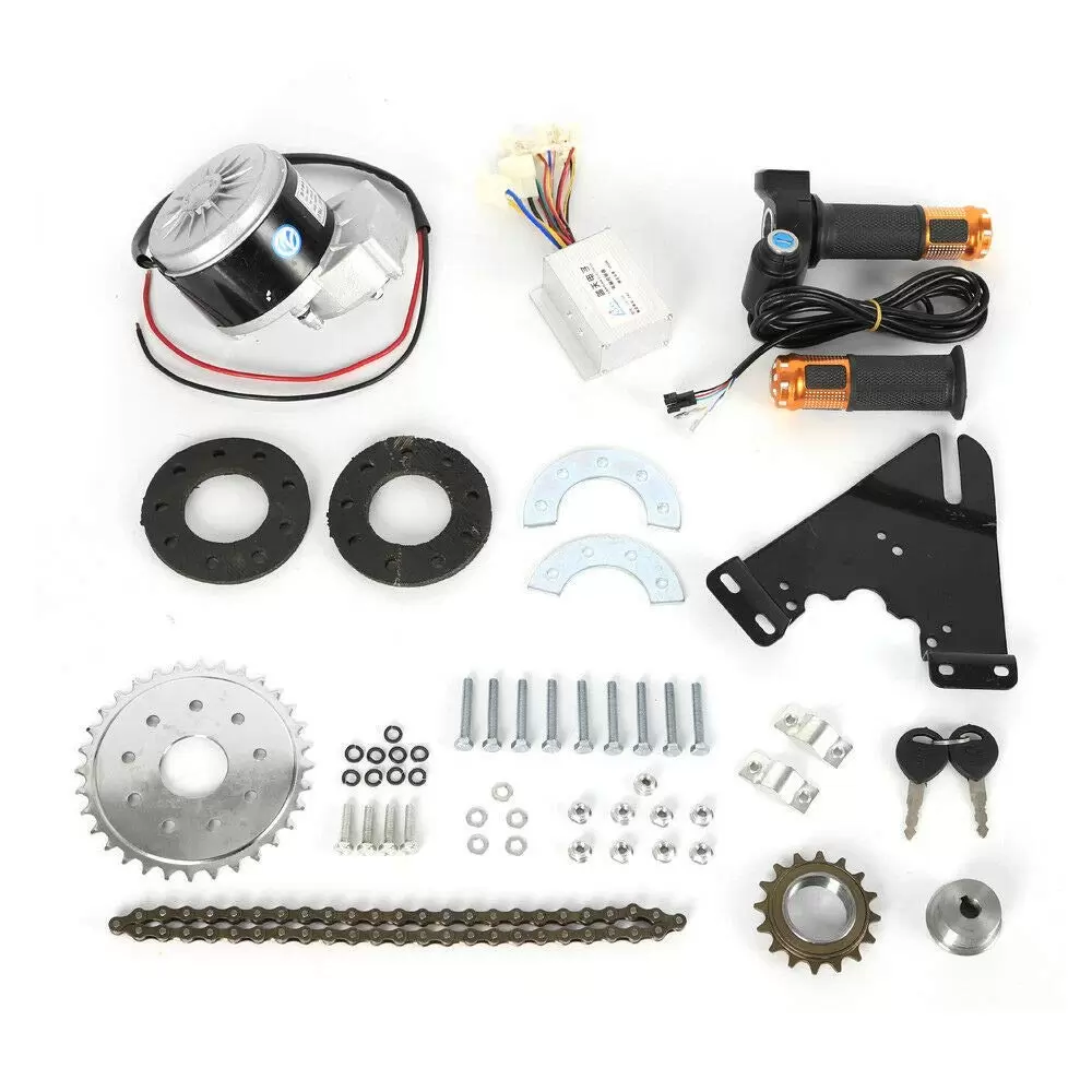 24V 250W Elektro-Fahrrad Kit Hinterradsatz mit Bremssystem E-Bike Conversion Kit