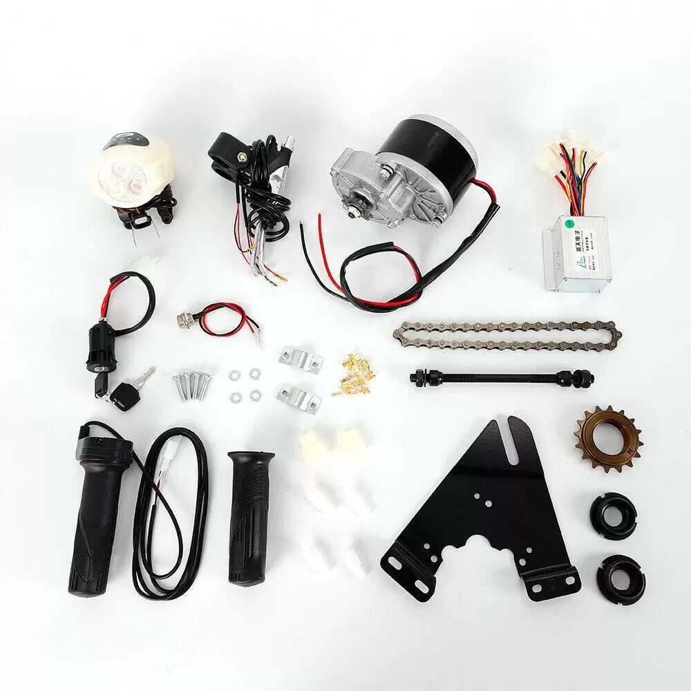 Ebike Umbausatz mit Controller und Licht 250W 24V Elektro Fahrrad Conversion Kit für 22-29 Zoll Fahrrad