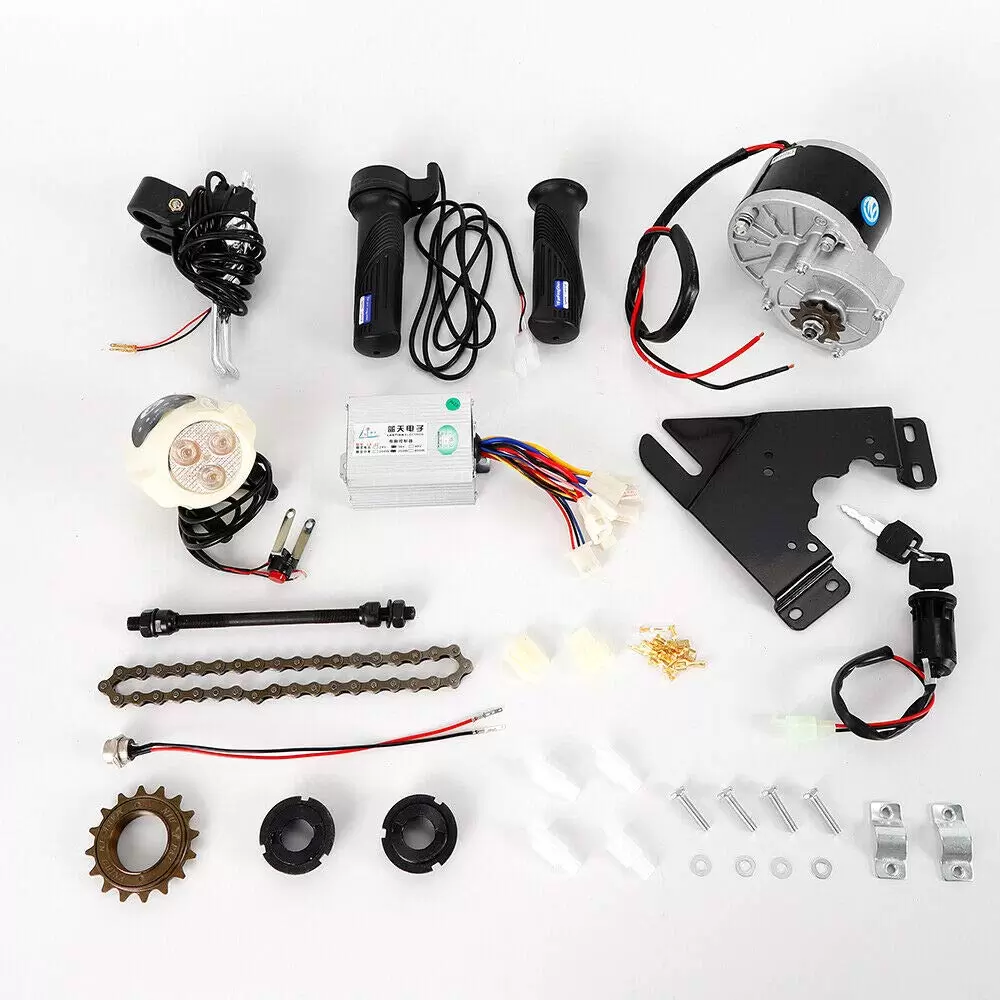 Elektro Ebike Conversion Kit mit Freilauf 36V 250W Fahrrad Umbausatz für 22-28 Zoll Fahrrad