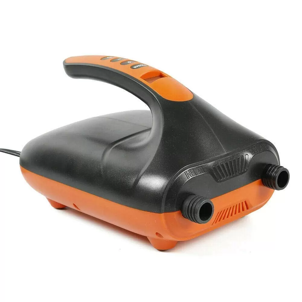 Aufblasbare Pumpe - 110W Elektrische SUP Paddelboot-Luftpumpe,Hochdruck mit 6 Adapter und Intelligenter Zweistufiger