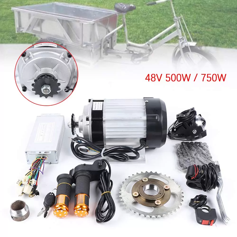 500 W / 750 W 48 V bürstenloser Elektromotor für E-Dreirad, bürstenlose Getriebemotor-Kits (750W 48V)
