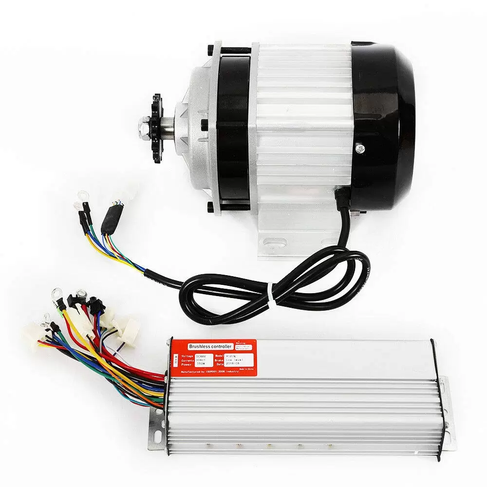 48V DC 750W Elektrischer Bürstenloser Motor mit Controller Für Dreirad E-Bike Geeignet für DIY Dreirad, E-Bikes, Elektroroller