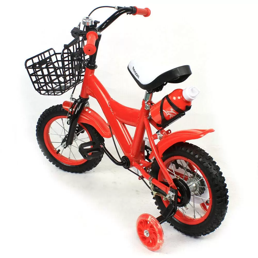 12 Zoll Kinderrad mit Abnehmbare Stützräder Rot 12 Zoll Kinderrad mit Abnehmbare Stützräder Rot