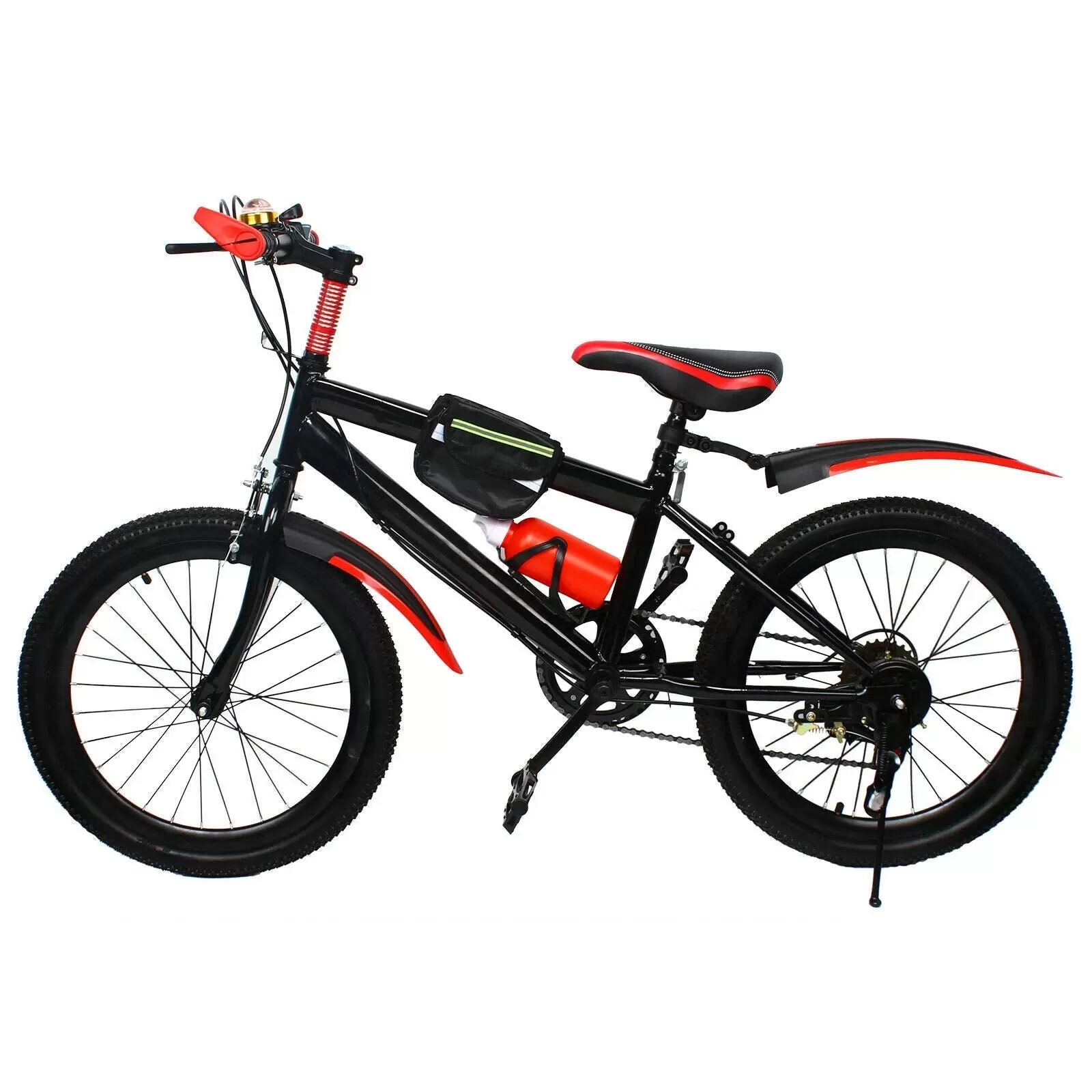 20 Zoll Kinder Jungen Fahrrad Kinderfahrrad Mountainbike Fahrrad Bike Rot