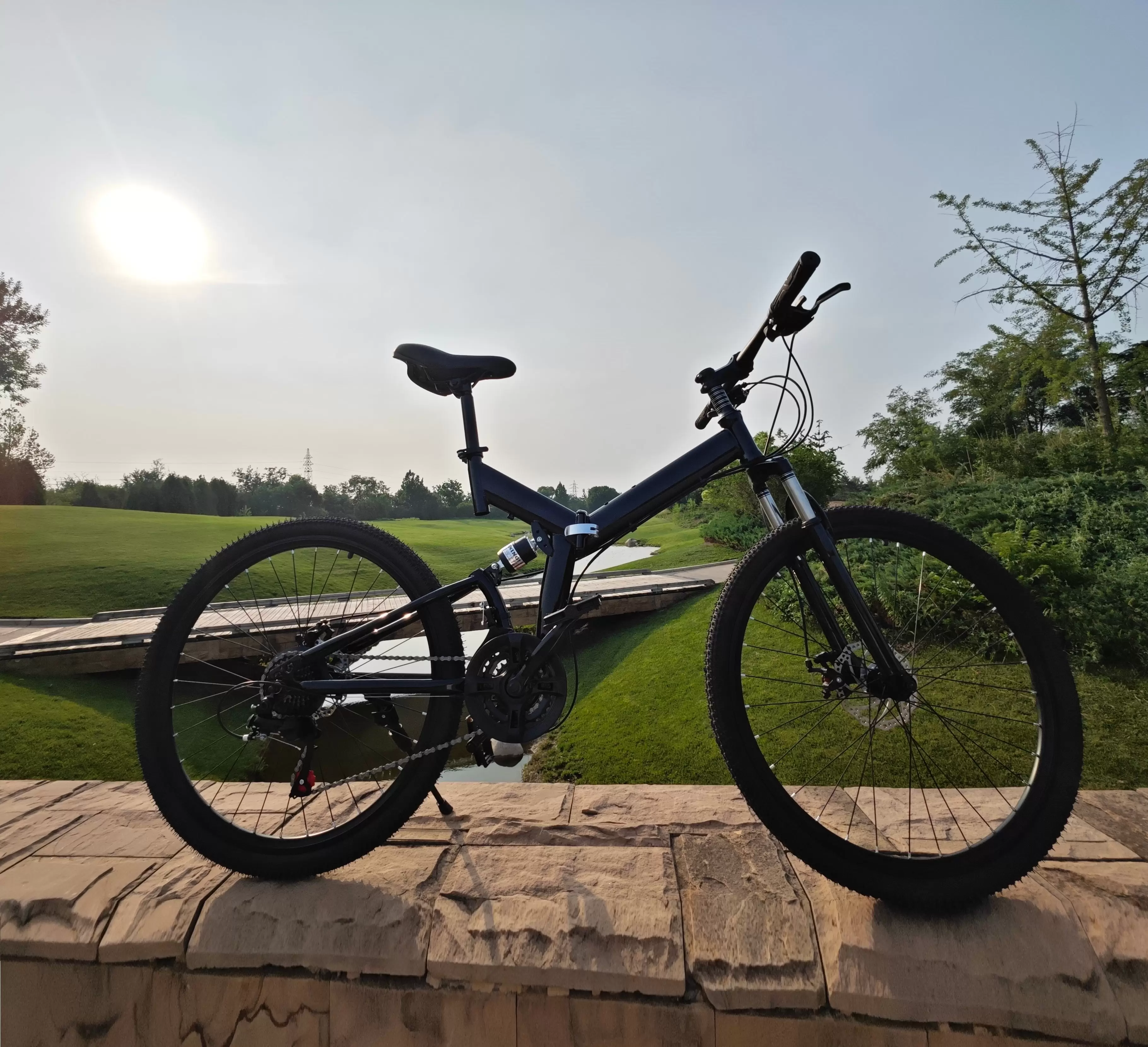 26 Zoll Faltbares Mountainbike für Erwachsene 21 Gang mit Dual Scheibenbremsen Faltbares Mountainbike 26 Zoll Faltbares Mountainbike für Erwachsene 21 Gang mit Dual Scheibenbremsen Faltbares Mountainbike