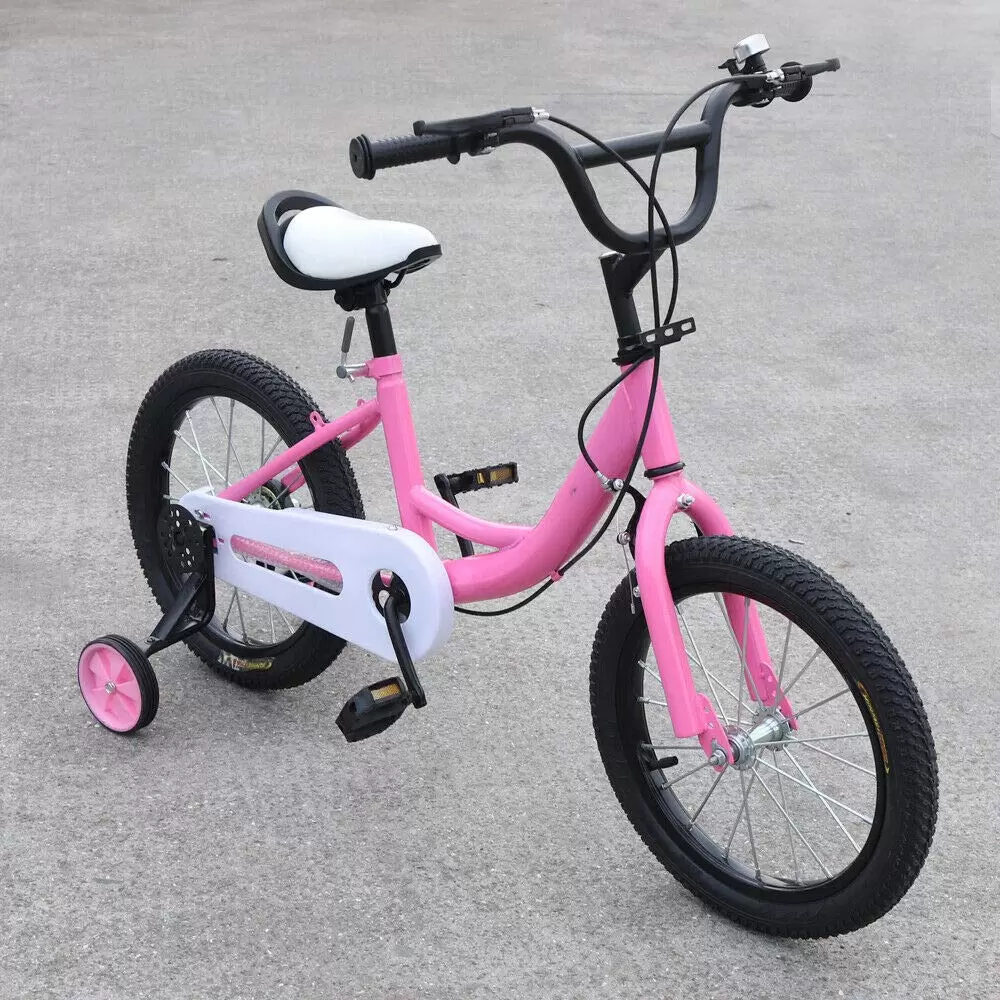 16 Zoll Kinderfahrrad für Jungen - Kinderfahrrad Universal Kinder Fahrrad mit Stützrädern