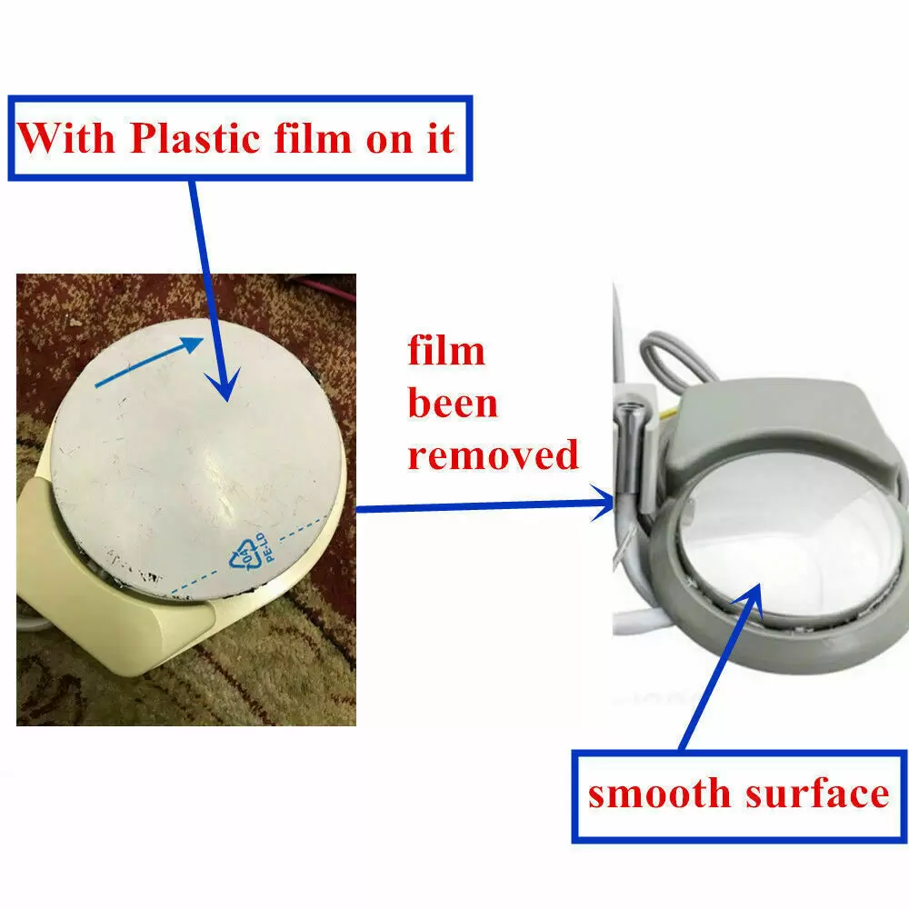 CNCEST Portable Dental Air Turbine Unit Turbineneinheit 3-Wege-Spritze 4 Loch Handstück