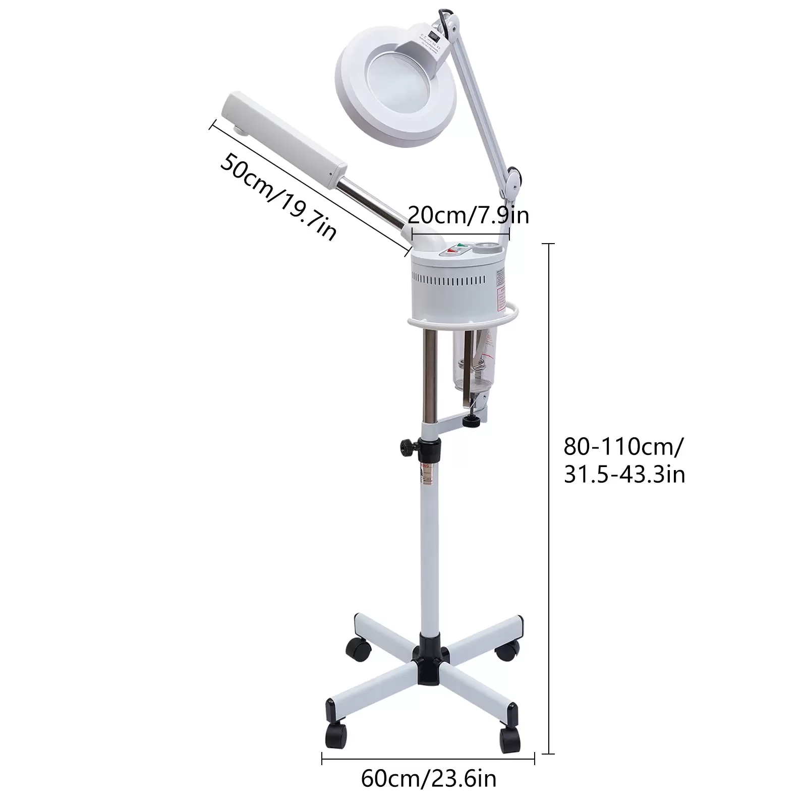 2 in1 Bedampfer Ozon Lupenleuchte Lupenlampe Salon Spa 5X 700 ml Plasma-Sprüher 2 in1 Bedampfer Ozon Lupenleuchte Lupenlampe Salon Spa 5X 700 ml Plasma-Sprüher