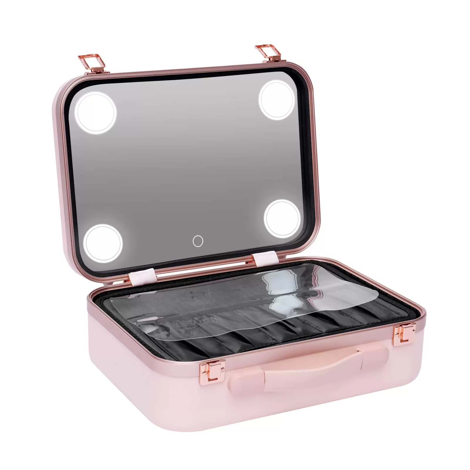 Kosmetiktasche Make-up Tragekoffer Kosmetik Organizer Box Make-up-Koffer