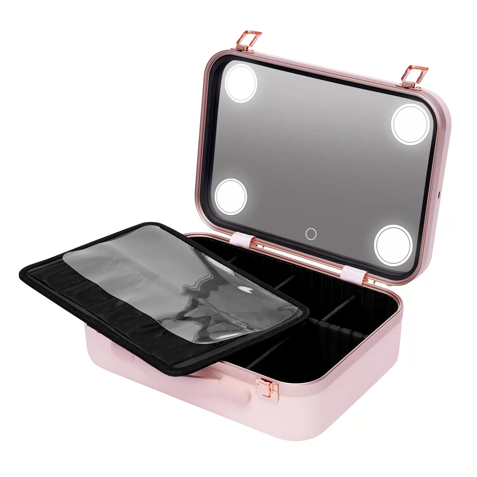 Kosmetiktasche Make-up Tragekoffer Kosmetik Organizer Box Make-up-Koffer
