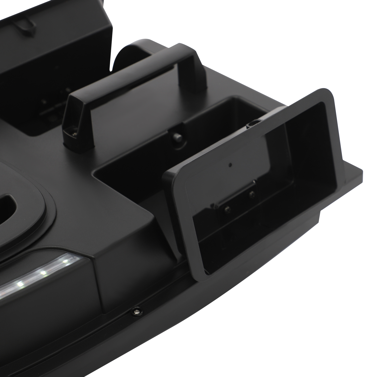 V700 Black Factory Edition zonder boottas Visvoerboot, Dubbele aas Hooper Voerboot, Voerboot voor vissen met afstandsbediening