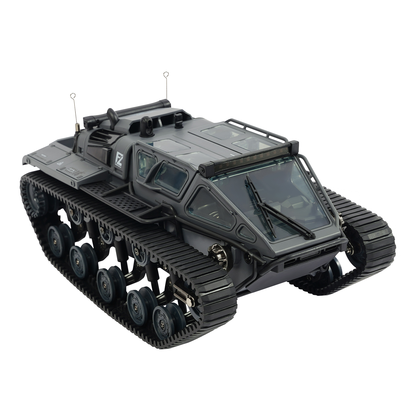 Remote Control Tank, RC Tank Offroad Crawler for Kids, 2.4G Remote Control Military Vehicle - Gray