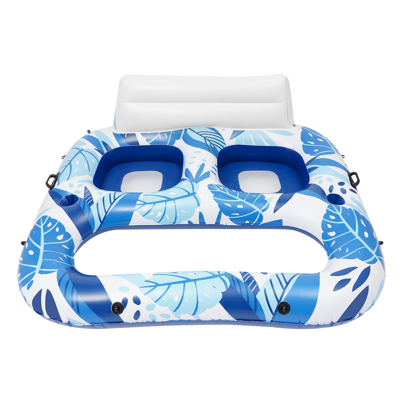 2 Person Inflatable Pool Lounger Float, Inflatable Swimming Pool Floats, Pool Floats for Summer Pool Party Beach Lake and Vacation
