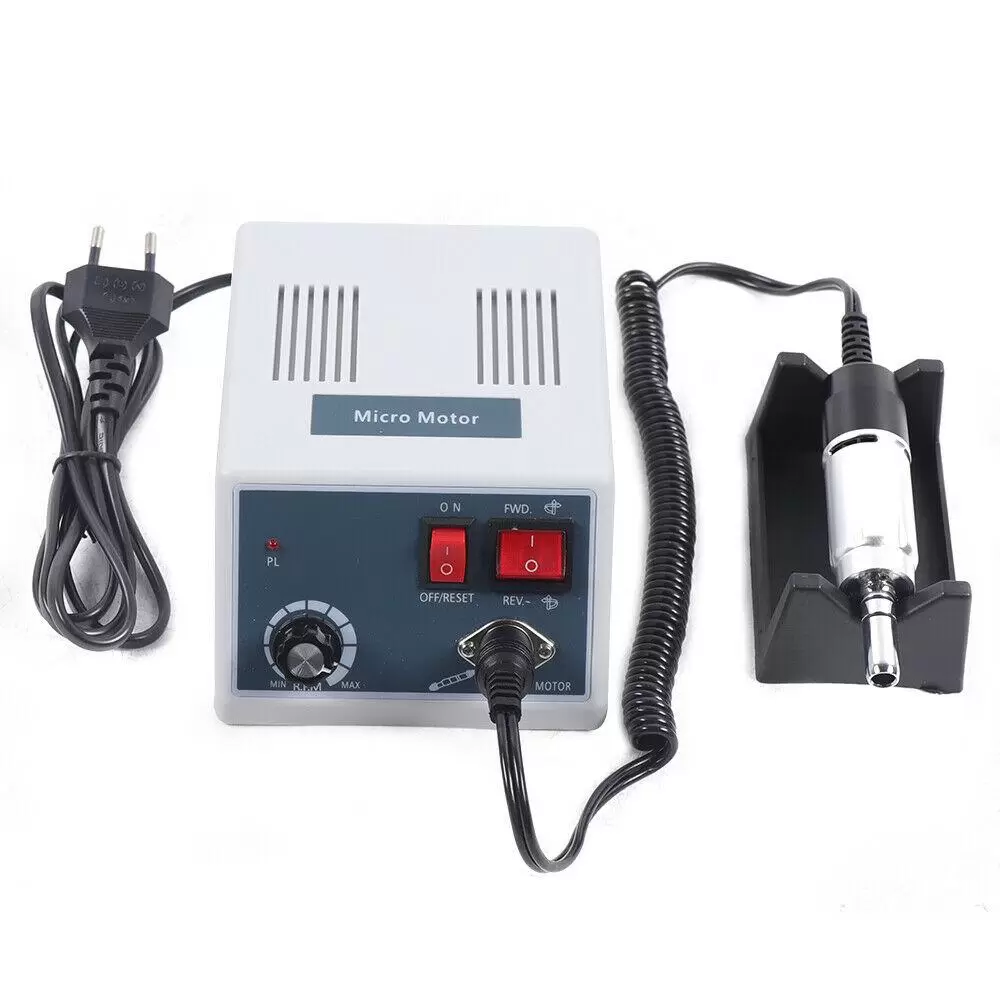 医药且没出单0-35K rpm 30W 220V Elektrischer Mikromotor Dentallabor Marathon Poliermaschine Polierer