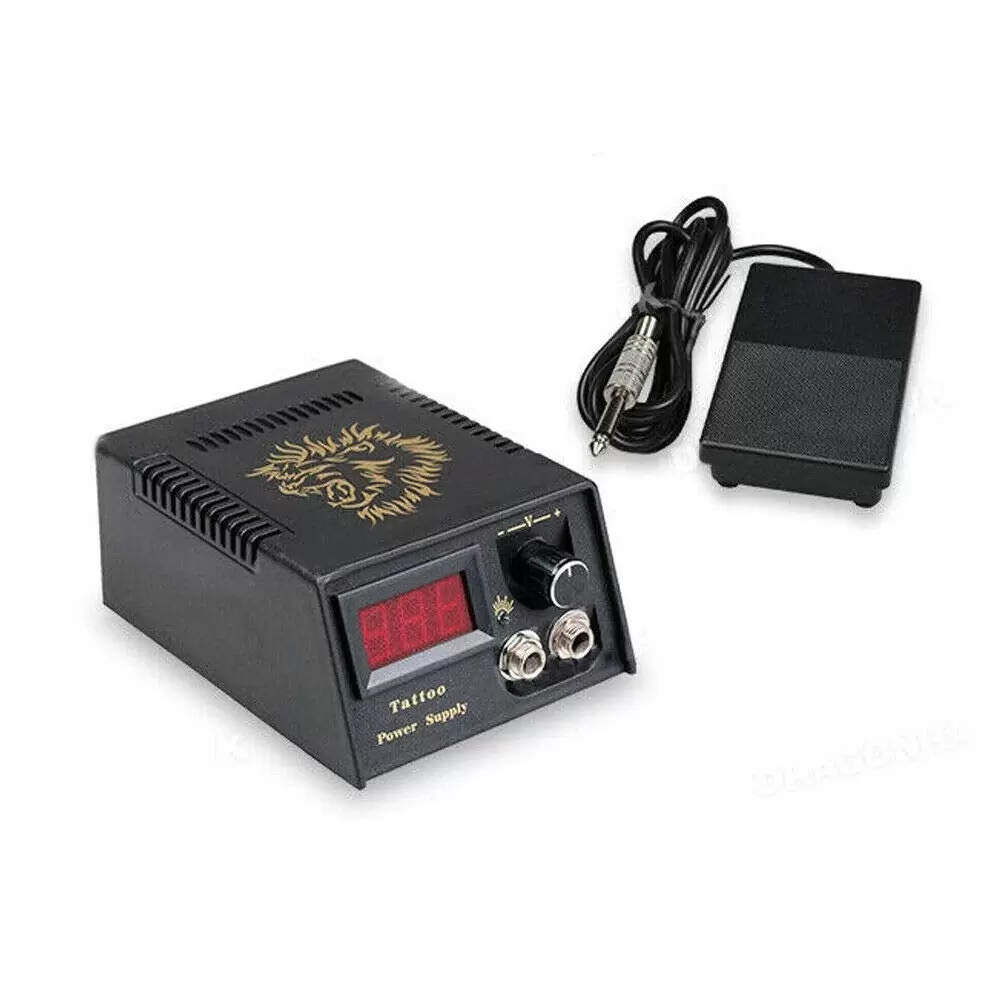 Tattoomaschine Maschine Set Komplett 4 Tattoomaschine Dual Power Supply 50 Tattoo Nadeln