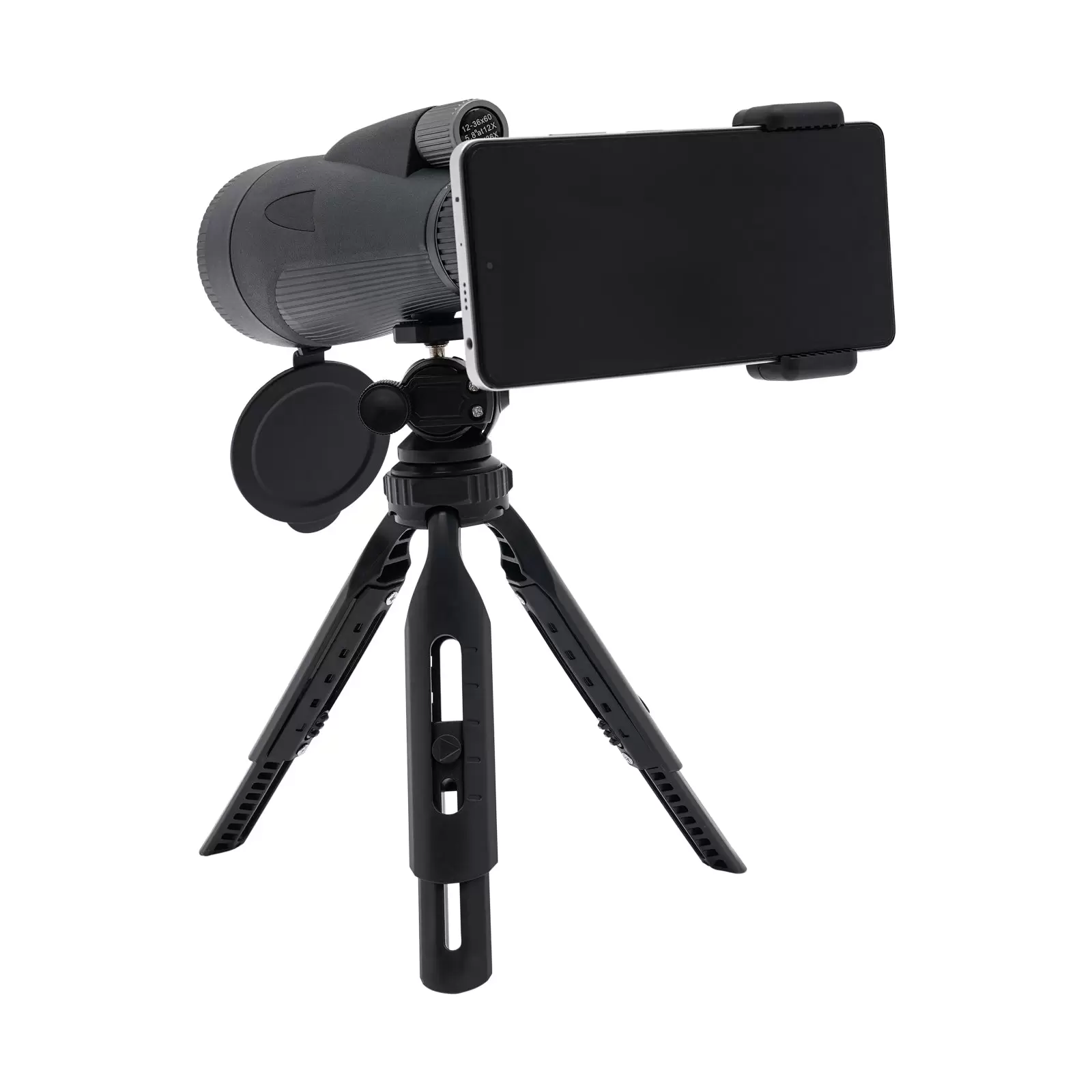 Spektiv mit Dreibeinstativ und Telefonadapter, Wasserdichtes Spektive BAK4-Prisma mit hoher Lichtdurchlässigkeit