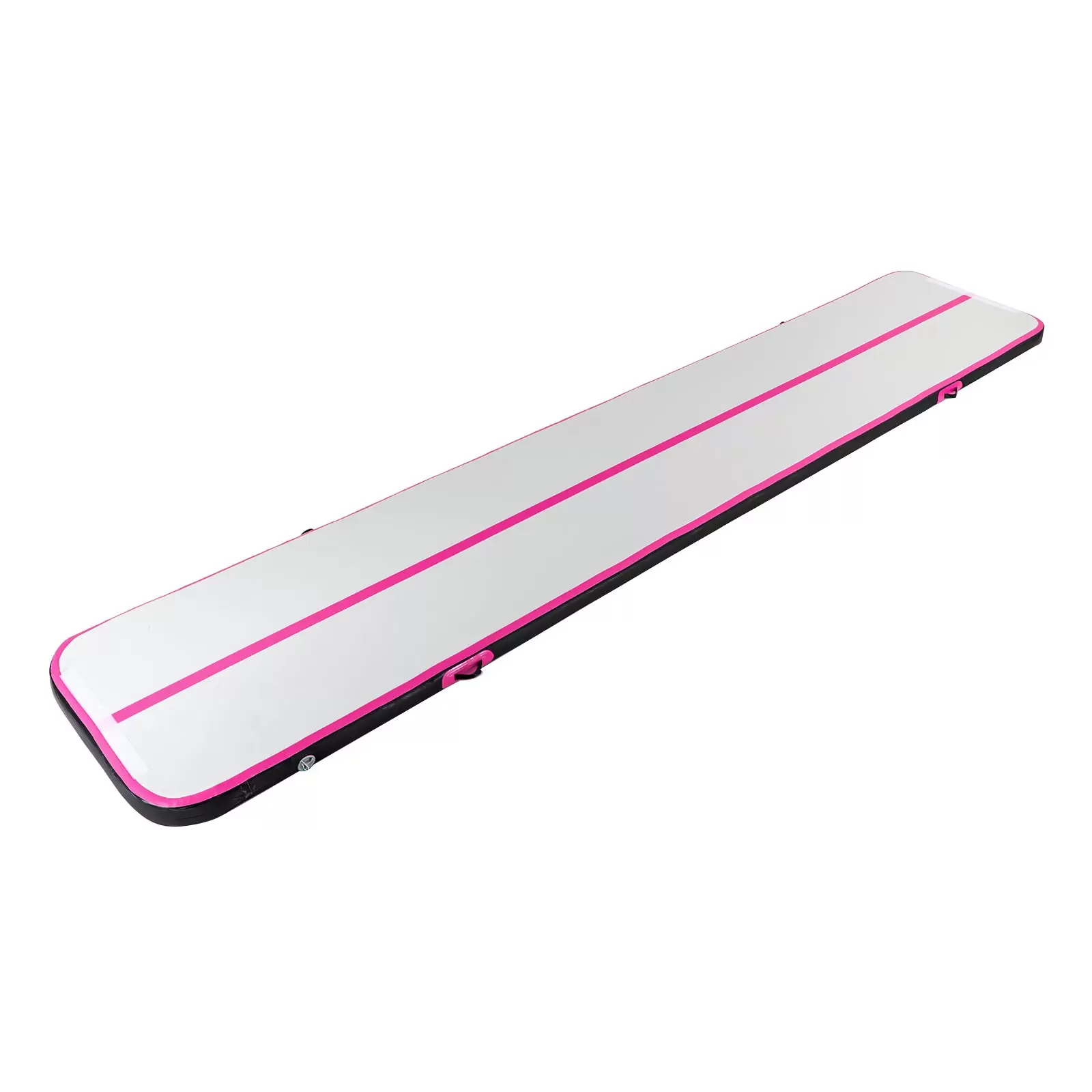 CNCEST 1*5m Gymnastikmatte, aufblasbare Gymnastikmatte mit Luftpumpe 4inches dicke PVC Tumbling Matte