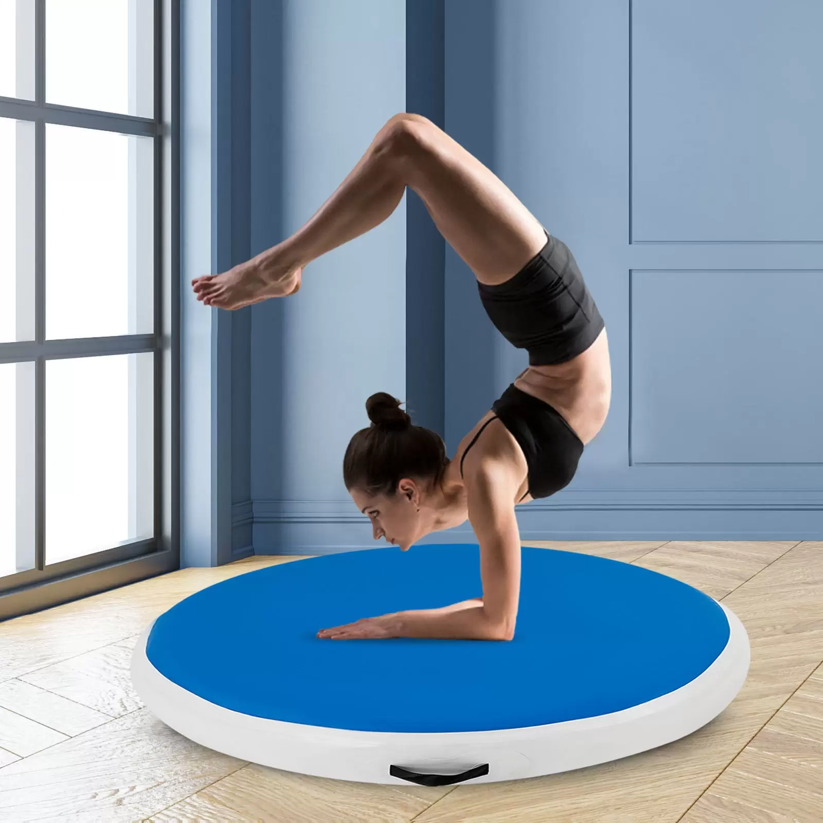 CNCEST Aufblasbare Tumbling Matte Air Track Matte Gymnastikmatte Sportmatte Trainingsmatte mit Pumpe