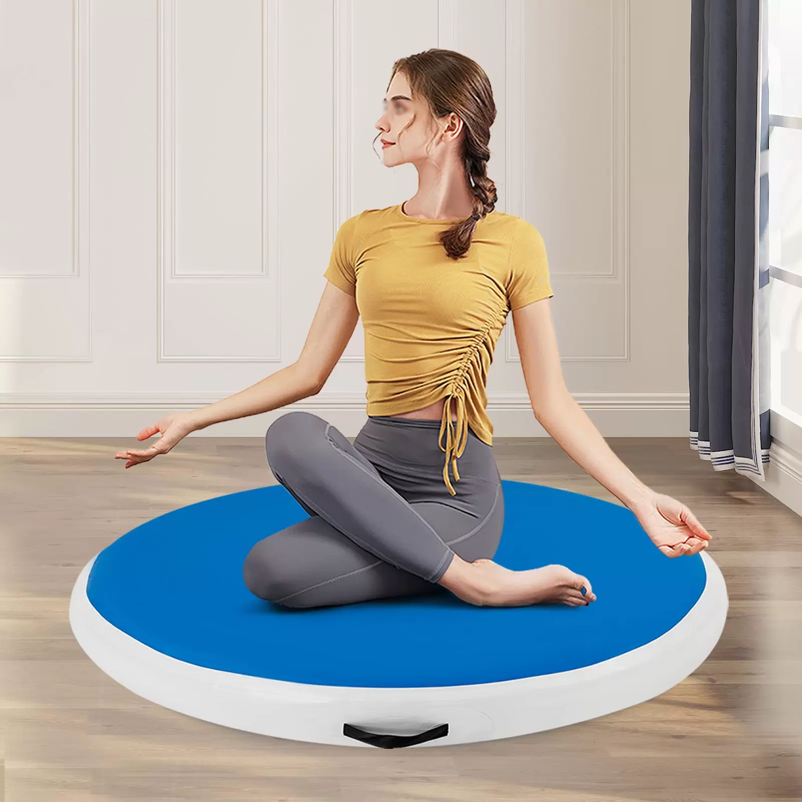 CNCEST Aufblasbare Tumbling Matte Air Track Matte Gymnastikmatte Sportmatte Trainingsmatte mit Pumpe