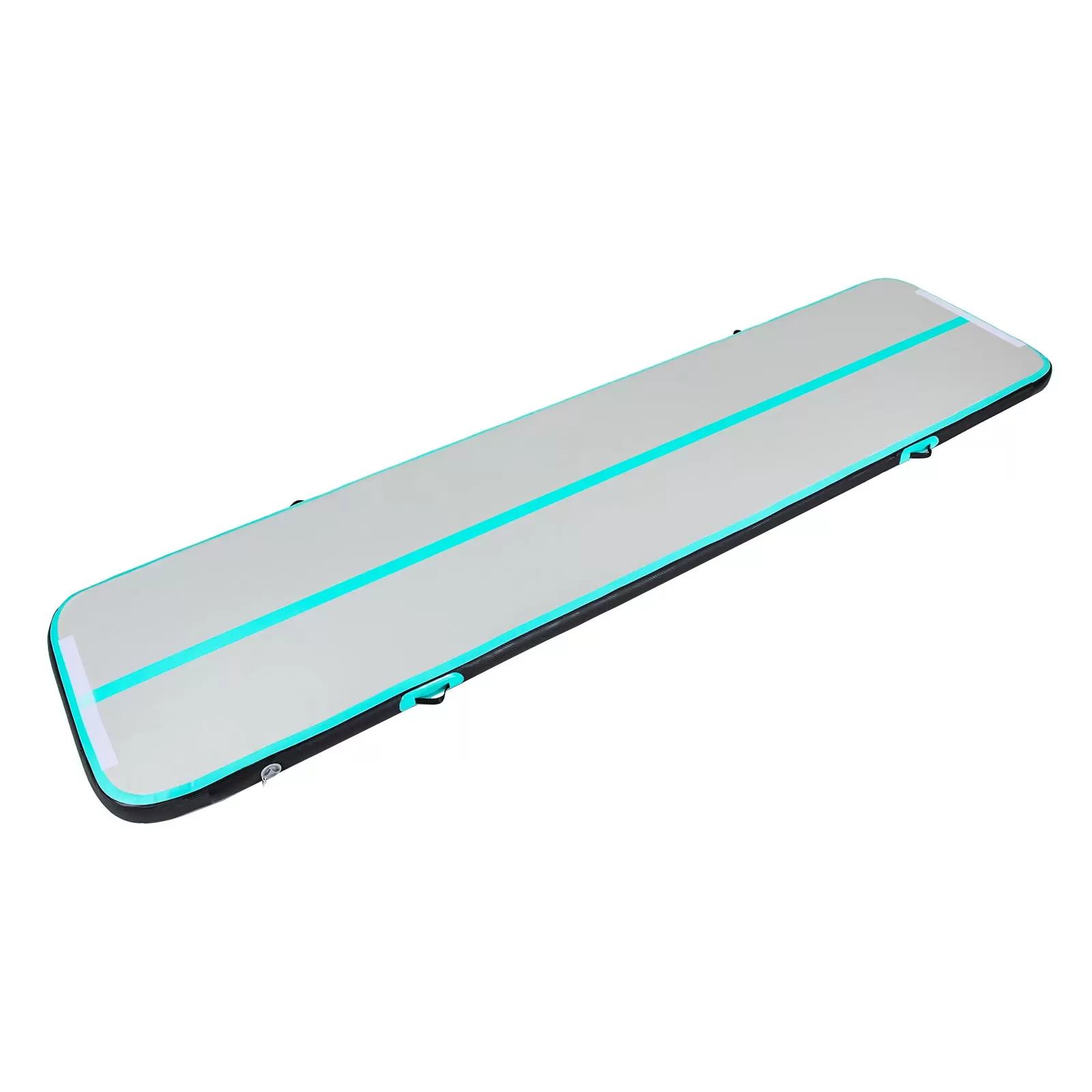 CNCEST 1*4m Aufblasbar Airtrack Gymnastikmatte mit Luftpumpe Trainingsmatte Sportmatte für Yoga